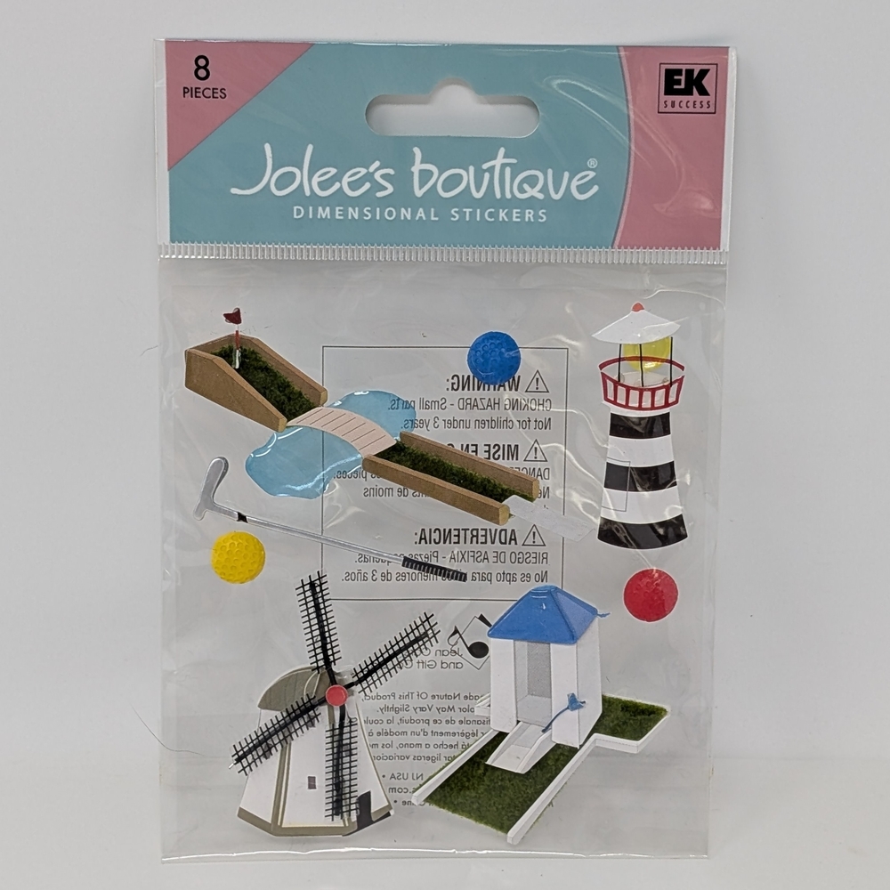 Jolee's Boutique Mini Golf Dimensional Stickers